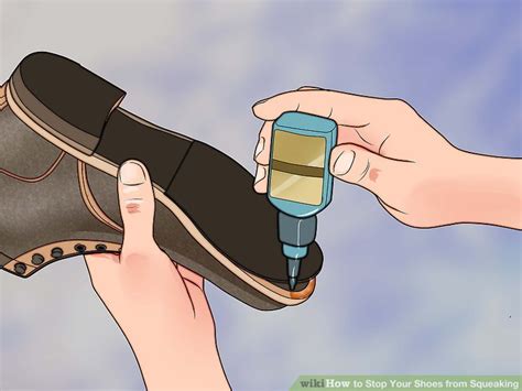 how to quiet squeaky shoes.